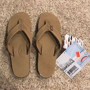 Rainbow Flip Flops
